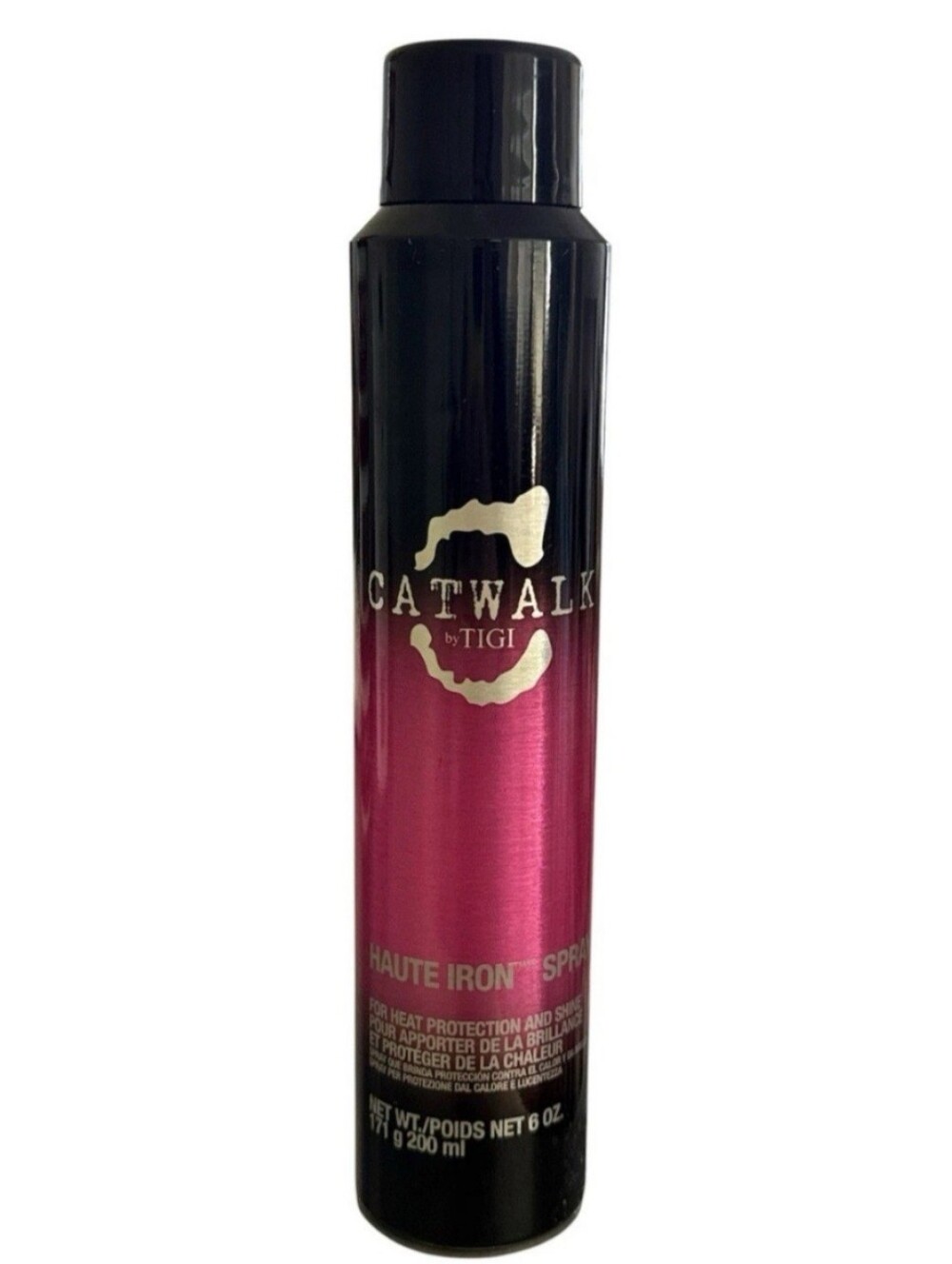 New! TIGI Catwalk Haute Iron Spray for Heat Protection & Shine 6oz
